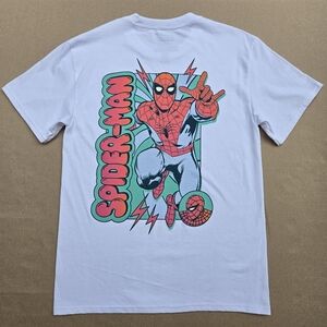 Disney Marvel Universe Spiderman Hero Comics Graphic Tee T-shirt Men Size M